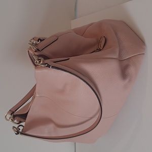 Coach leather handbag, pink